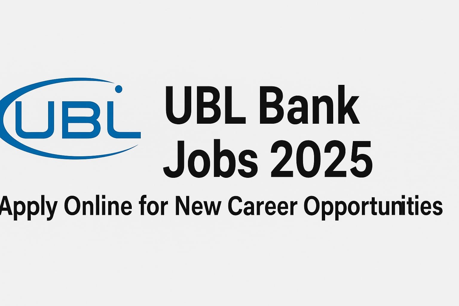 UBL Bank Jobs