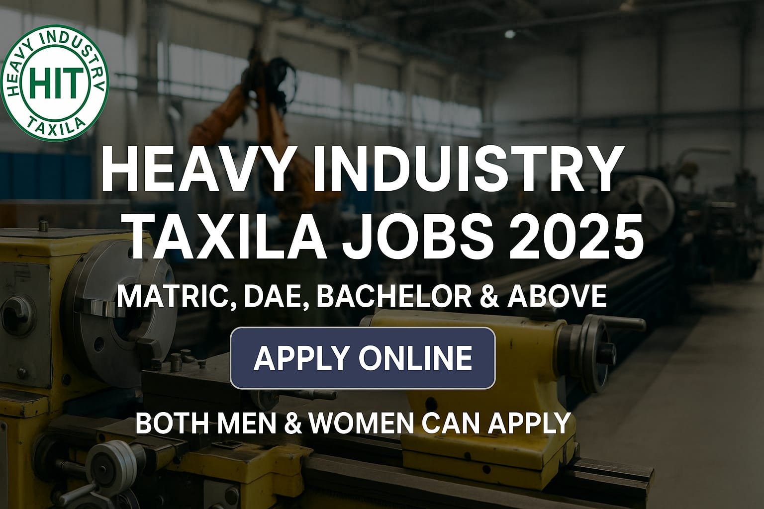 Heavy Industries Taxila Jobs 2025