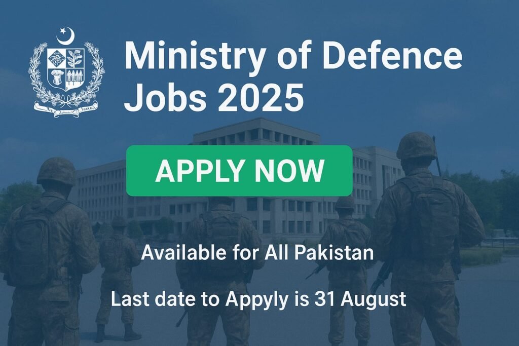 Explore the latest Ministry of Defence jobs for 2025. ? Ministry of Defence Jobs 2025 offer a fantastic opportunity to serve your country, develop unique skills, and join a supportive community Discover eligibility, hiring process, job types, and how to apply. Your path to a rewarding defence career starts here!