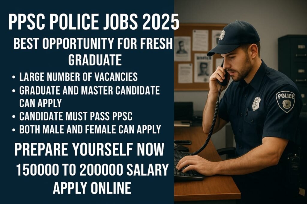 PPSC Police Jobs 2025