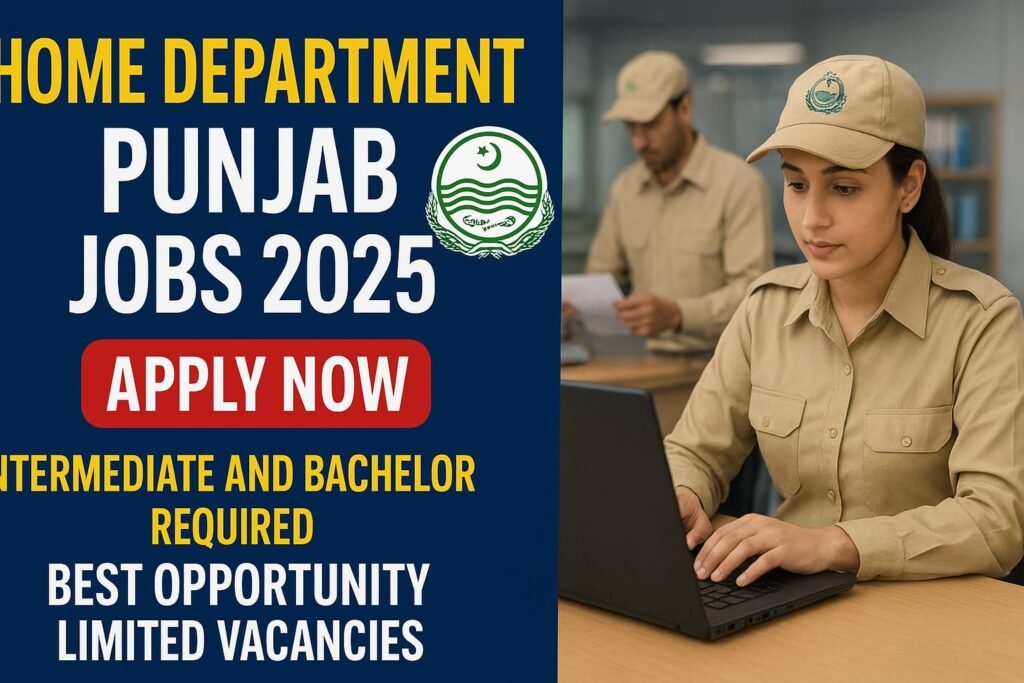 Home Department Punjab Jobs 2025: Latest Opportunities and How to Apply