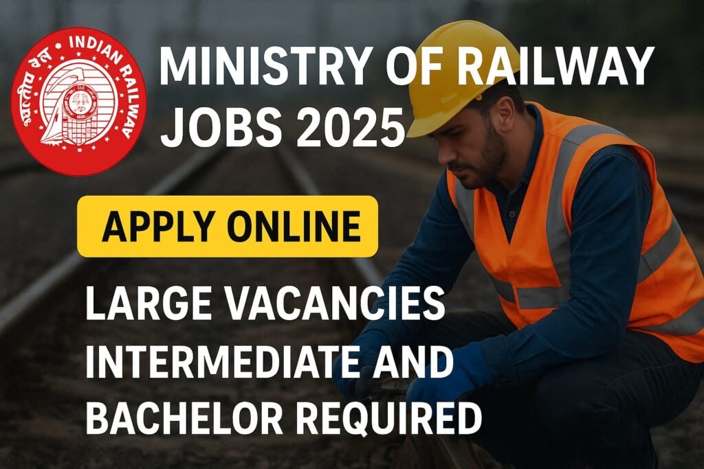 Ministry of Railway Jobs 2025 | Apply Now for Secure Job