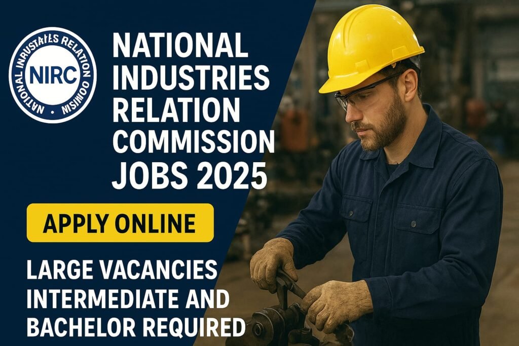 National Industrial Relation Commission Jobs 2025 | Apply Now for Bright future